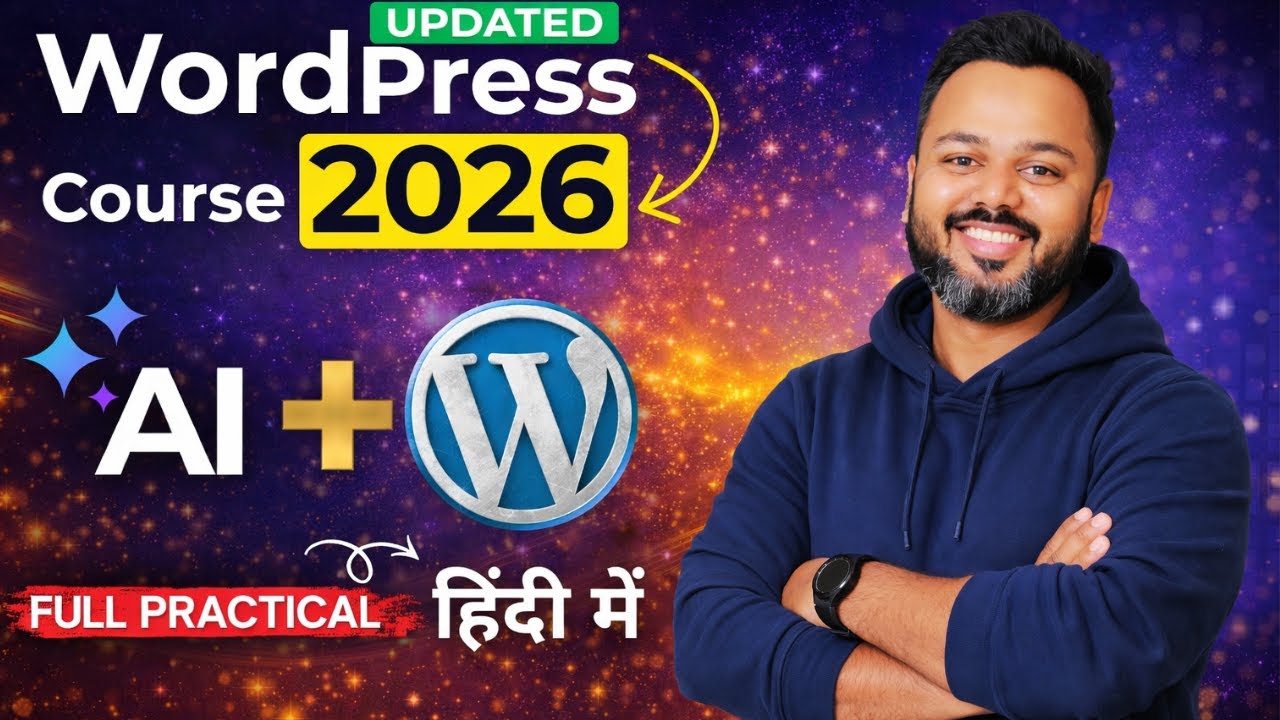 WordPress Course 2026 | WordPress Tutorial for Beginners | Learn ...